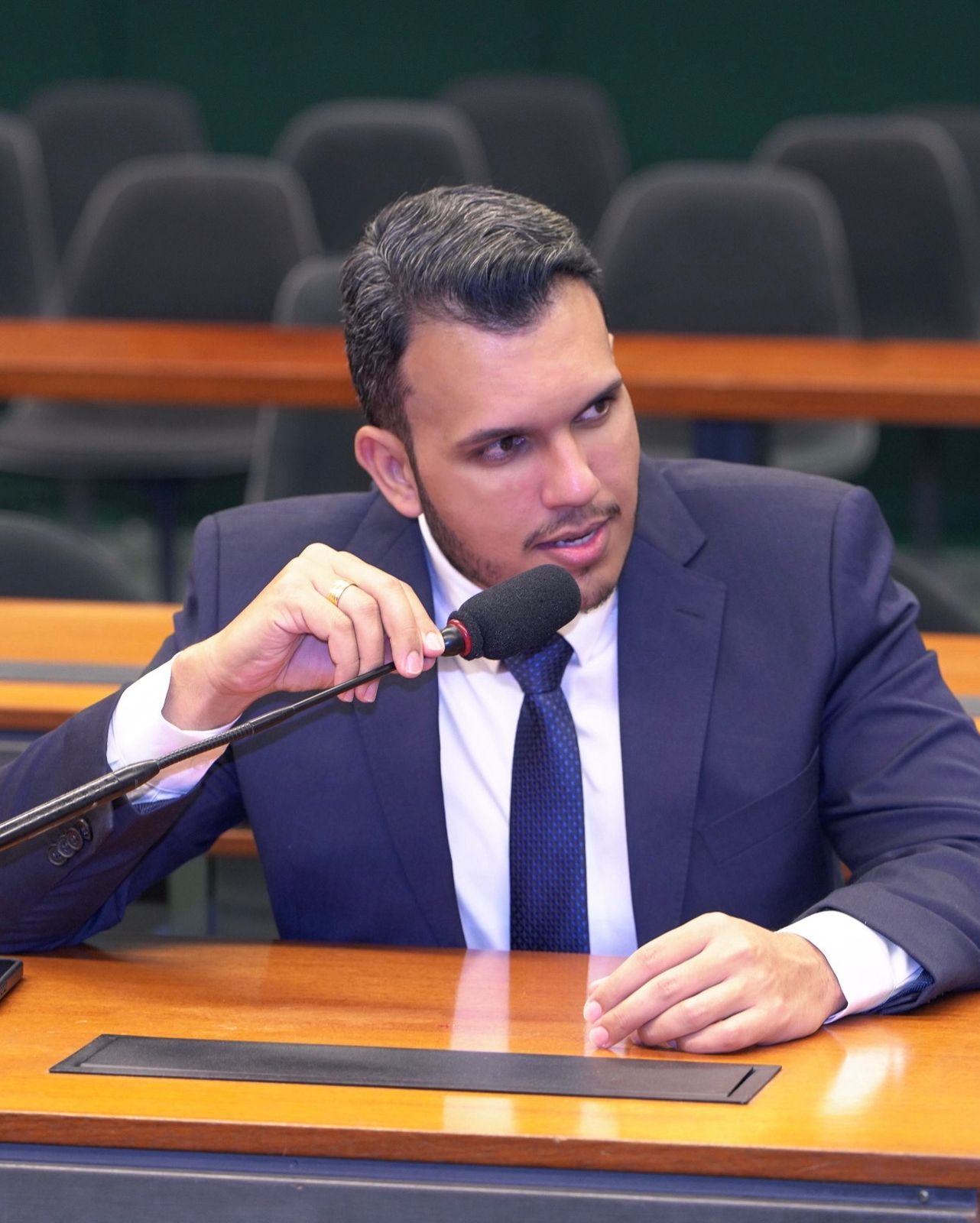 Daverson Matos em discurso